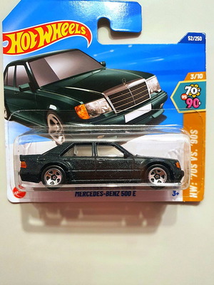 Mercedes Benz 500 Hot Wheels καινούργιο, πράσινο