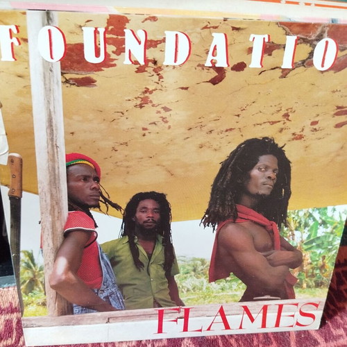 Foundation Flames vinyl record used, reggae
