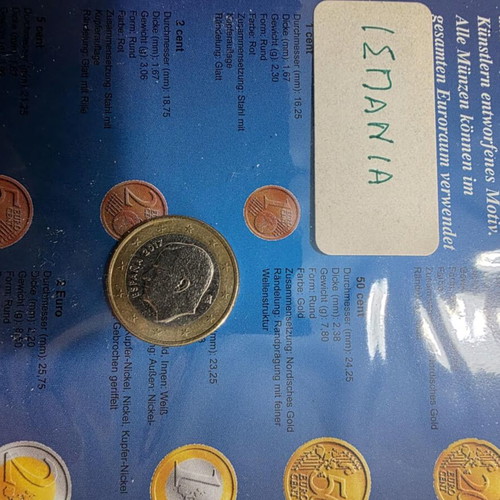 Euro Coin Folder New, First Sets from 11 Countries