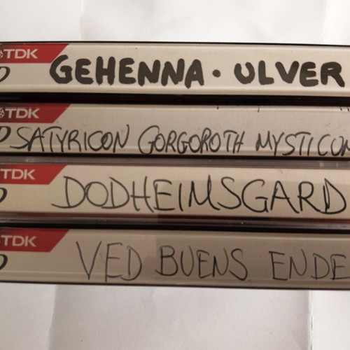 Lot of 4 Norwegian Black Metal cassette tapes, home-recorded