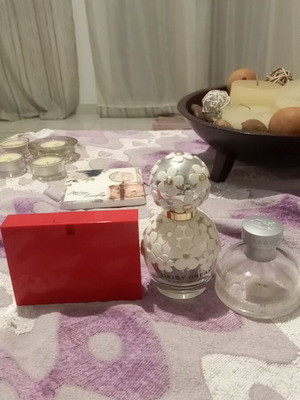 Perfume bottles three, like new, empty