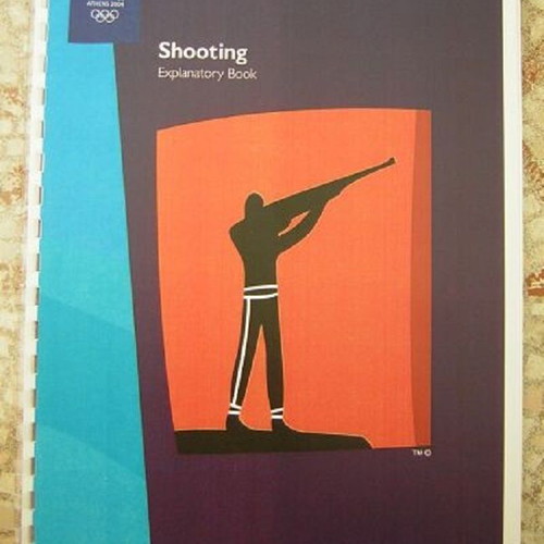 Athens 2004 Olympic Games explanatory shooting book like new