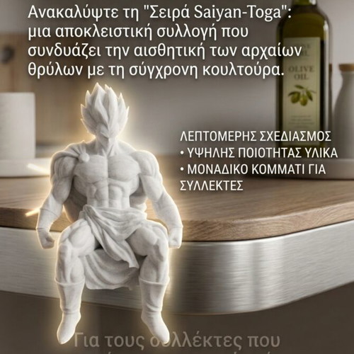 Anime figure new, Saiyan meets ancient Greece