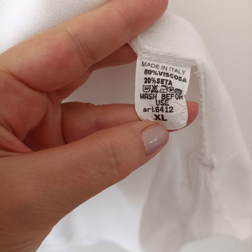 Miami women's tunic shirt like new, white, XL