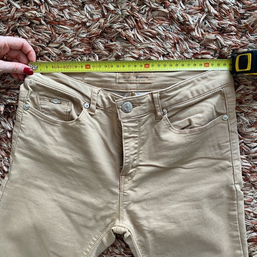 Stradivarius beige jeans size 36 used, push up, skinny