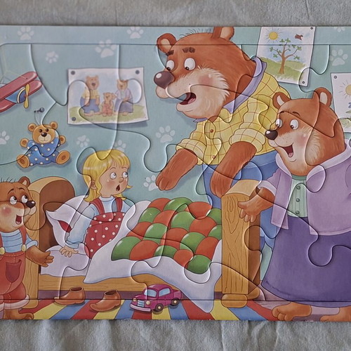Set of 4 children's puzzles
