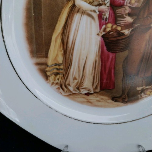 Seltmann Weiden Bavaria decorative plate with Creis of London scenes