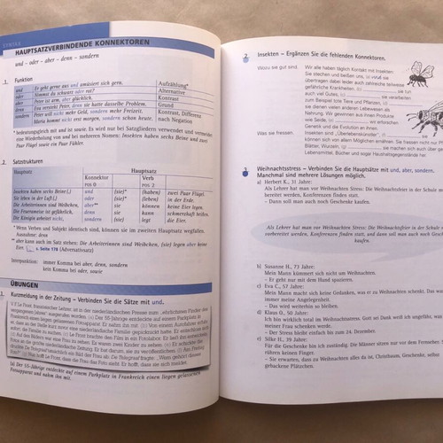 EM Grammatik A1-B2 used German grammar book