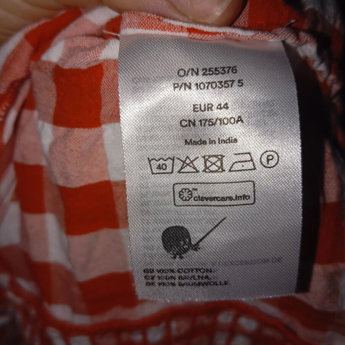 Monki crop top XL/XXL red and white like new