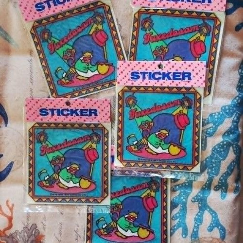 Vintage Sanrio Tuxedosam stickers NOS 1987