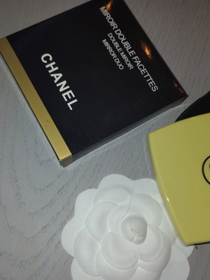 Chanel double mirror yellow new with tags