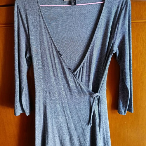 Attrattivo wrap dress like new, gray, size S