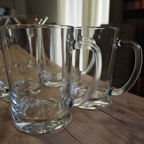 Beer, Martini and Champagne Glasses new, mixed set