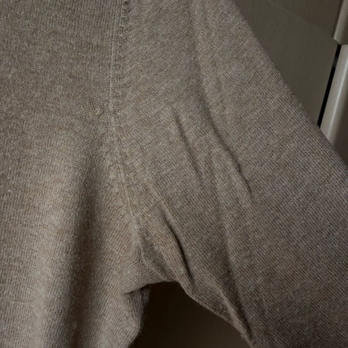ZARA basic knit top beige-taba size M like new