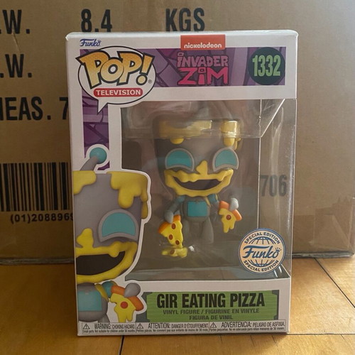 Funko Pop Gir Eating Pizza Invader Zim 1332 new