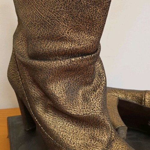Saint Clair Paris women's ankle boots used, size 39, black and gold