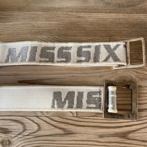 Miss Sixty vintage white belt like new