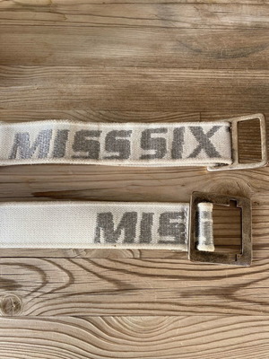 Miss Sixty vintage white belt like new