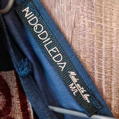 Nidodileda dress like new m/l blue with embroidery