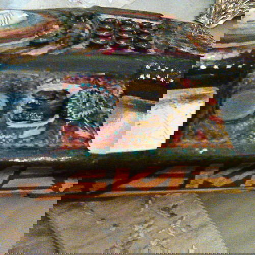 Τηλέφωνο έργο τέχνης ζωγραφισμένο στο χέρι, μοναδικό και περίεργο