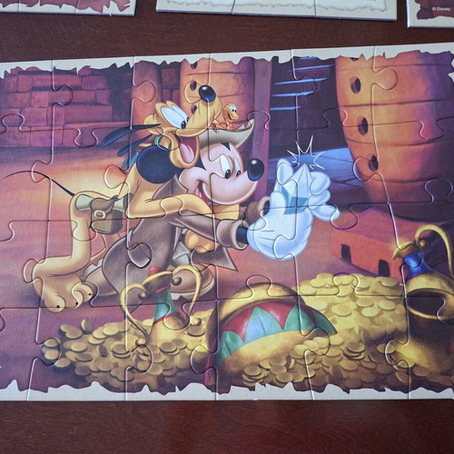 Disney Puzzle 10 in 1 Mickey Mouse & Friends like new