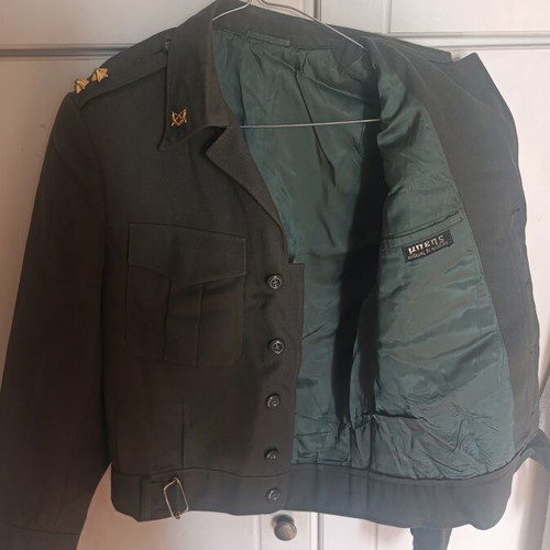 Battle dress infantry jacket 1974 like new, Greek military