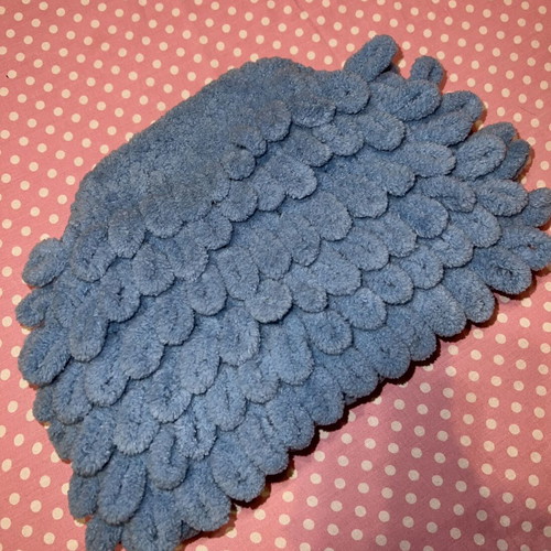 Handmade puffy bag, black or beige, custom size