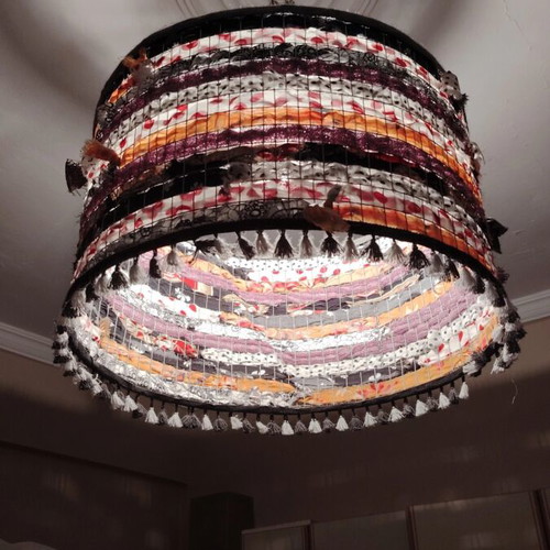 Handmade ceiling light used