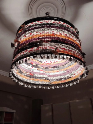Handmade ceiling light used