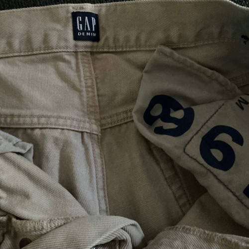 Gap men's jeans used, beige, size 34 waist, length 32-33