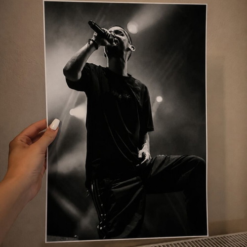 Bloody Hawk poster A4 on hard shiny paper new