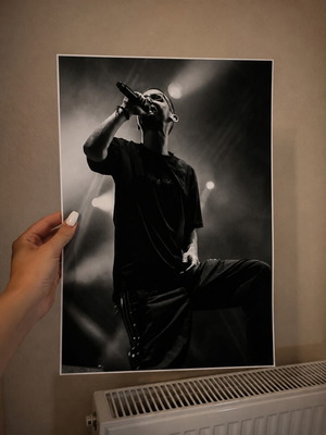 Bloody Hawk poster A4 on hard shiny paper new