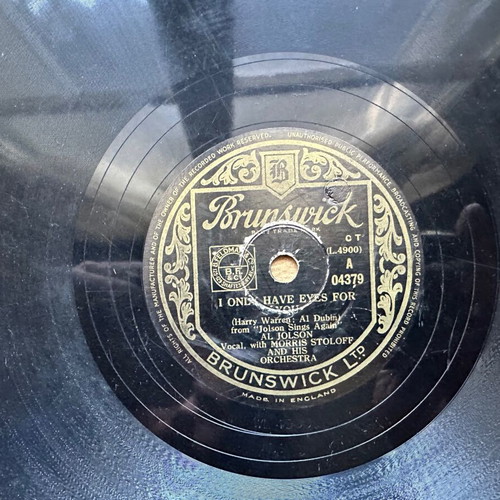 Al Jolson record with Morris Stoloff and his orchestra used, jazz