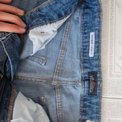 Funky Buddha Amsterdam tapered fit jeans W29 used light blue
