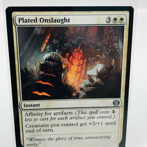 Plated Onslaught Magic The Gathering card used