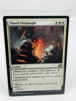 Plated Onslaught Magic The Gathering card used