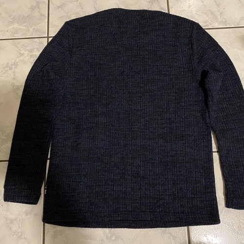 3Guys Men's Knitted Sweater Like New, Blue, Size M