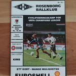 Rosenborg - Panathinaikos 96-97 Program used