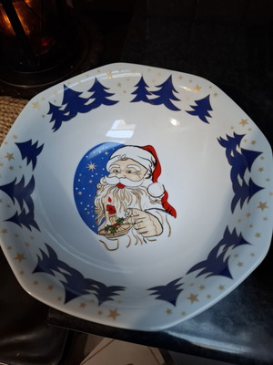 Salad bowls, set of 2, Christmas design