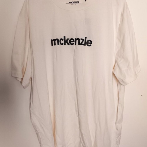 Γυναικείο T-Shirt McKenzie καινούργιο, λευκό-κρεμ, μέγεθος M