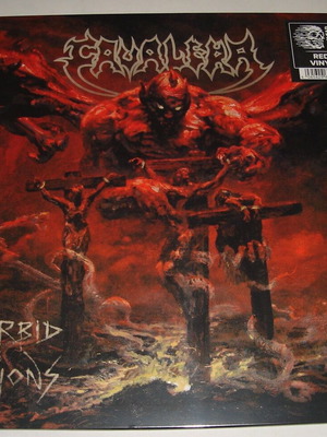Cavalera Morbid Visions βινύλιο καινούργιο, κόκκινο χρώμα, metal