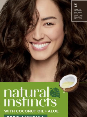 Clairol Natural Instincts Vegan Semi-Permanent Hair Color #5 Medium Brown