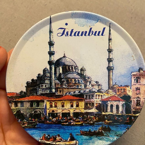Vintage gouri used from Turkey with coaster gift