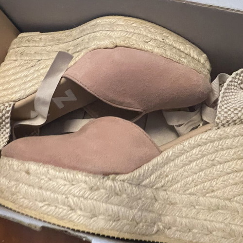 Manebi espadrilles pink size 36 new