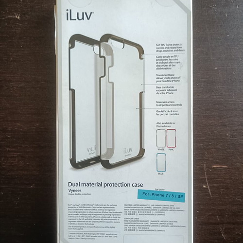 iLuv white case for iPhone 6,7,8,SE new