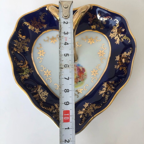 Porcelain snack plate 24k like new