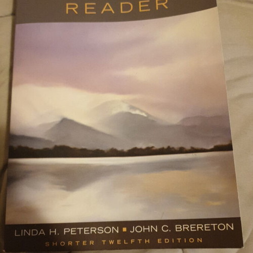 The Norton Reader by Linda H. Peterson 2008 like new, English