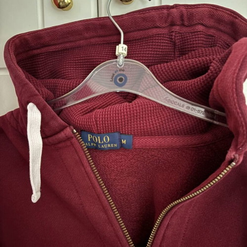 Polo Ralph Lauren men's hoodie like new, red, size M
