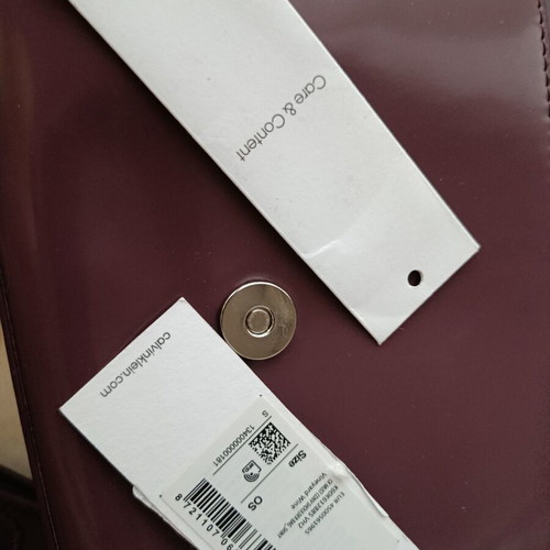 Calvin Klein crossbody bag like new, purple eggplant color