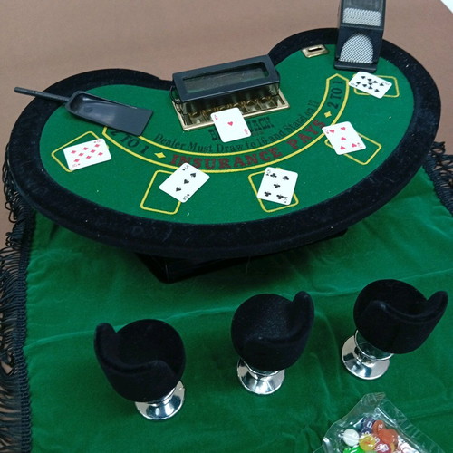 Mini Deluxe Black Jack game new, vintage